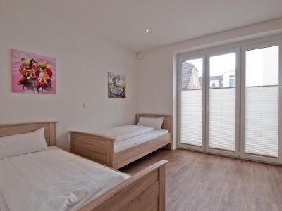 Norderney Insel Ferienwohnung Schlafzimmer